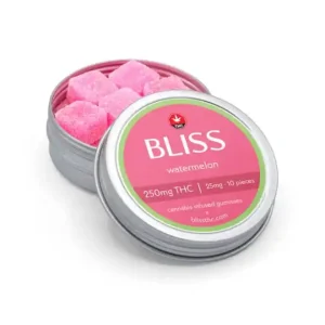 Bliss – Watermelon (250mg THC)